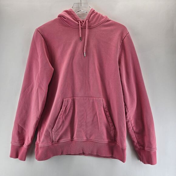 Helmut Lang x Jeremy Deller Pullover Hoodie Sweatshirt Mens Medium Pink Designer - Picture 1 of 13